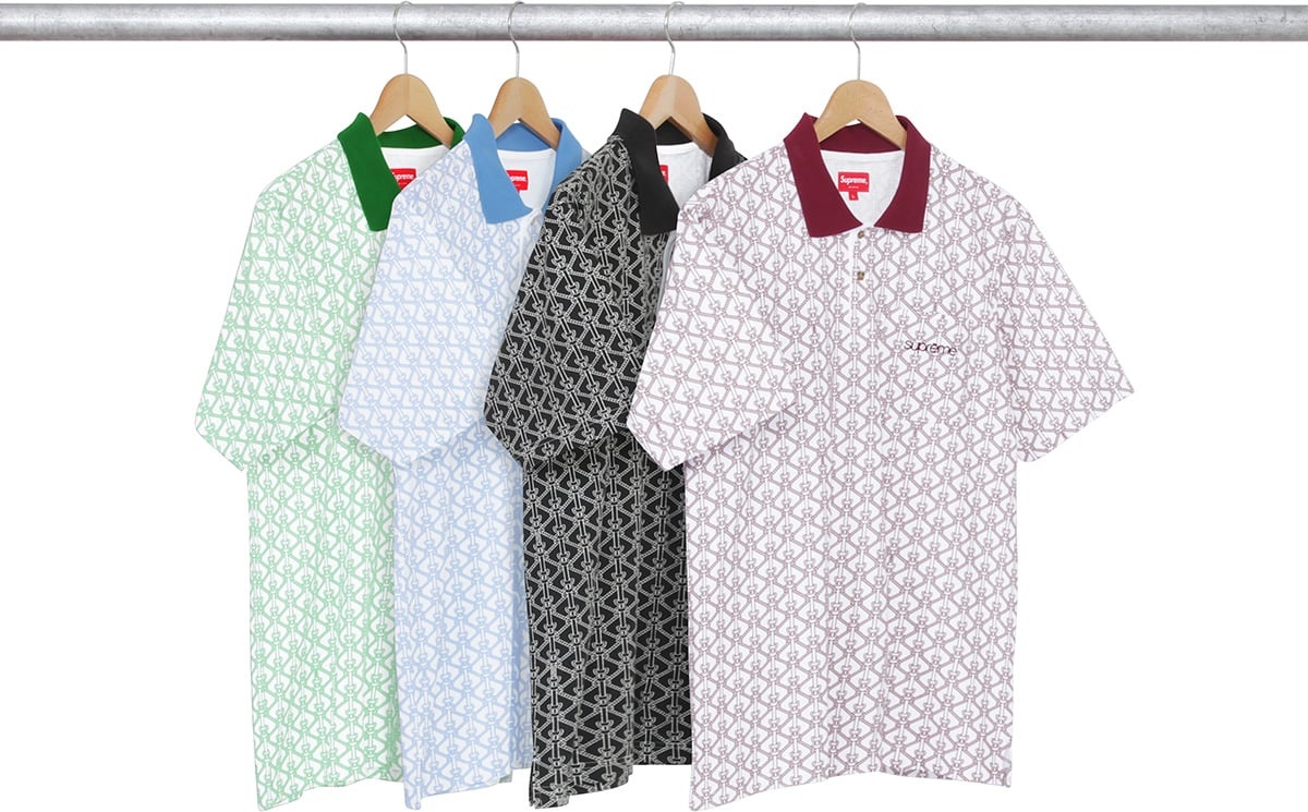 Rope Print Polo